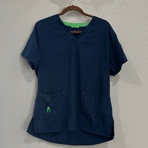 Carhartt Dark Blue Women's Short Sleeve Top